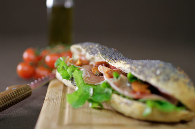 Sandwich jambon de pays